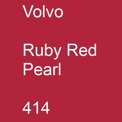 Volvo, Ruby Red Pearl, 414.